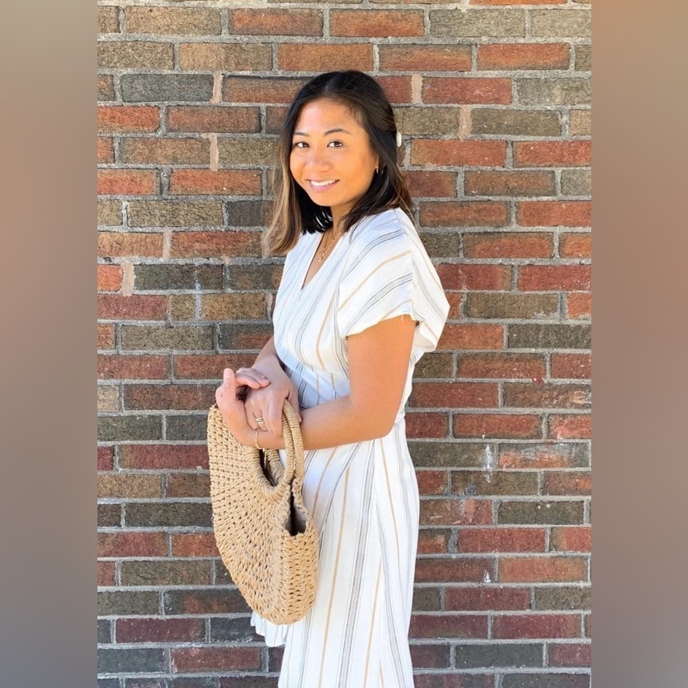 Woven Tote Basket Bag - Picture 2 of 11